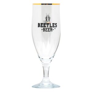 Beetles Beer Glas met logo
